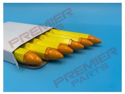 Tyre Marking Crayon, Yellow - Pack of 6
