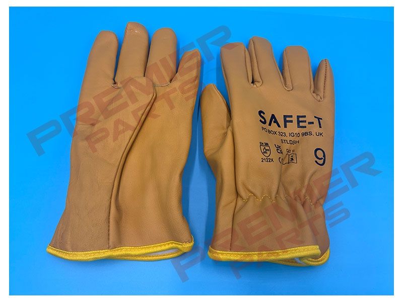 Leather gloves that are ideal for drivers, Size: LARGE 9