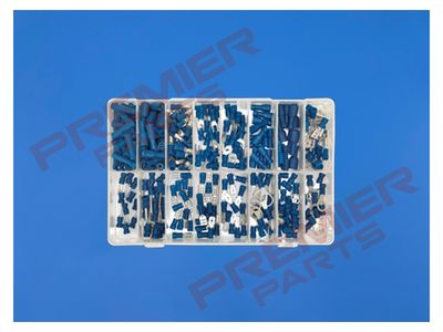 Crimp Terminal Assortment 280pc Blue