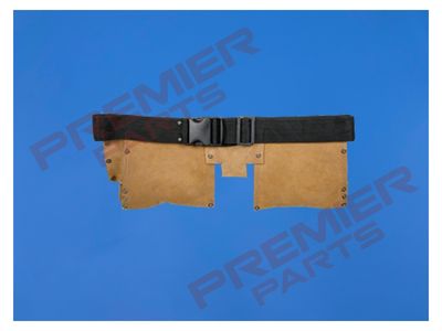 Double Pouch Leather Tool Belt