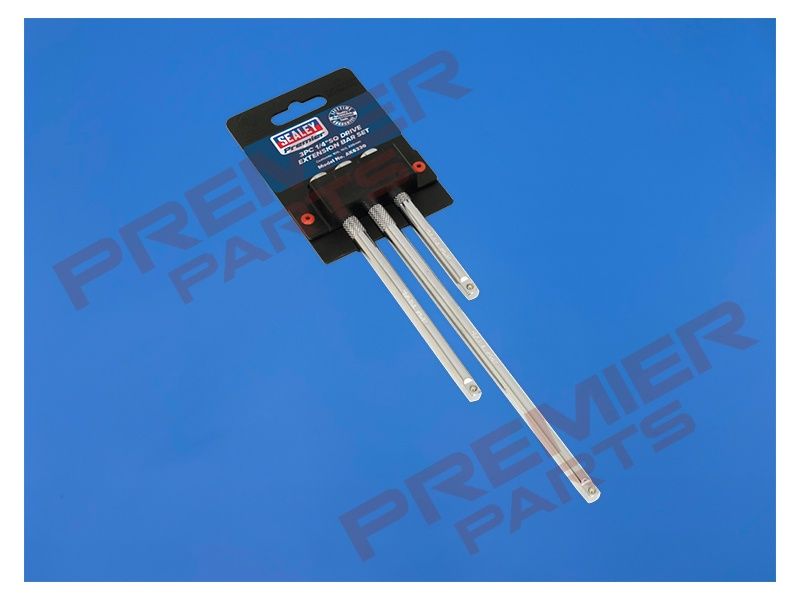 Extension Bar Set 3pc 1/4&quot;Sq Drive