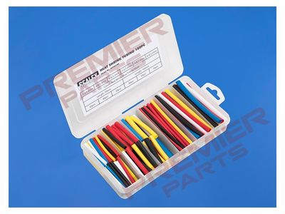 Heat Shrink Tubing Assortment 180pc 50 &amp; 100mm Mixed Colours