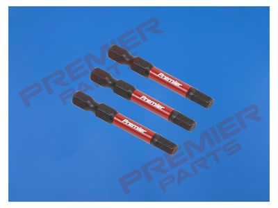 Hex 6mm Impact Power Tool Bits 50mm - 3pc.