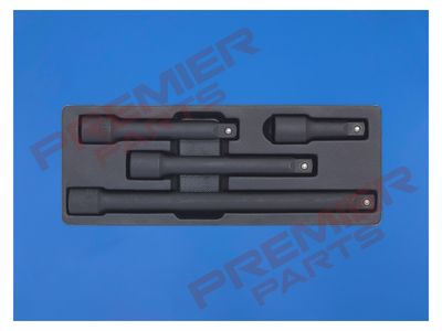 Impact Extension Bar Set 4pc 1/2"Sq Drive