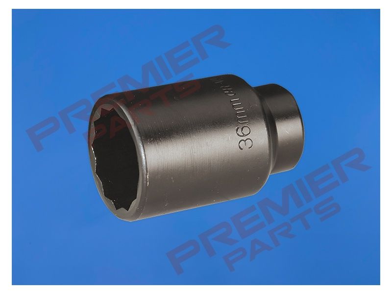 Impact Socket 36mm Bi-Hex Deep 1/2&quot;Sq Drive