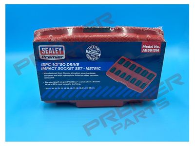 Impact Socket Set 13pc 1/2"Sq Drive Metric