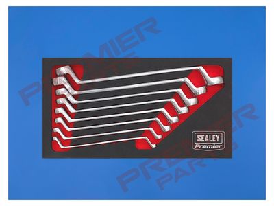 Offset Double End Ring Spanner Set 8pc Metric