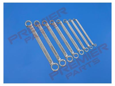 Offset Double End Ring Spanner Set 8pc Metric