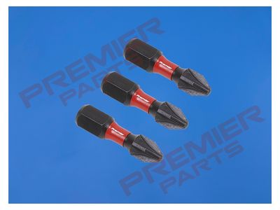 Pozi #2 Impact Power Tool Bits 25mm - 3pc