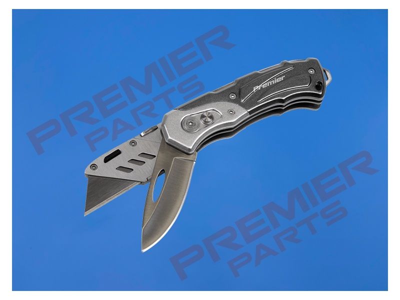 Pocket Knife Locking Twin-Blade