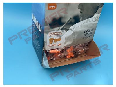 EP06 - Bell Comfort PU Foam Ear Plugs (200 pairs) Orange