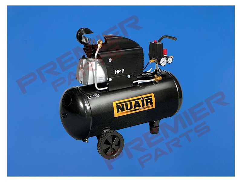 Compressor ND2/50 CM2, 1.5kW/2Hp, 50Lt, Portable, Black