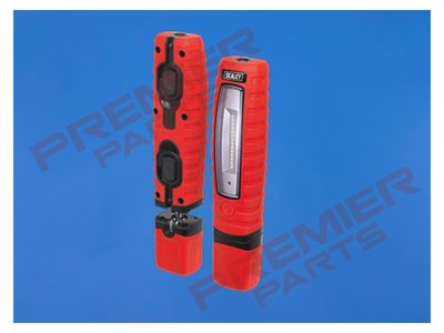 Rechargeable 360° Inspection Lamp 14 SMD LED + 3W LED Red Lithium-ion