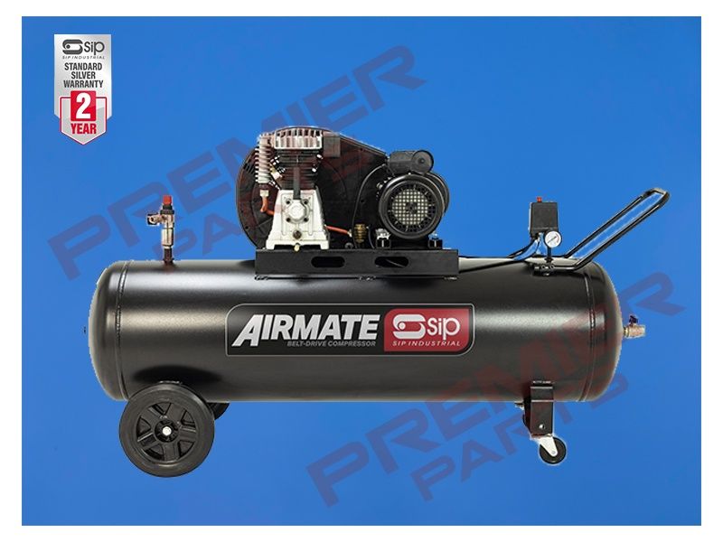SIP BD 3HP 200ltr Belt Drive Compressor