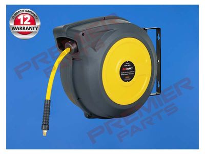 Safety Reel c/w 15m x 3/8" Hose Yellow