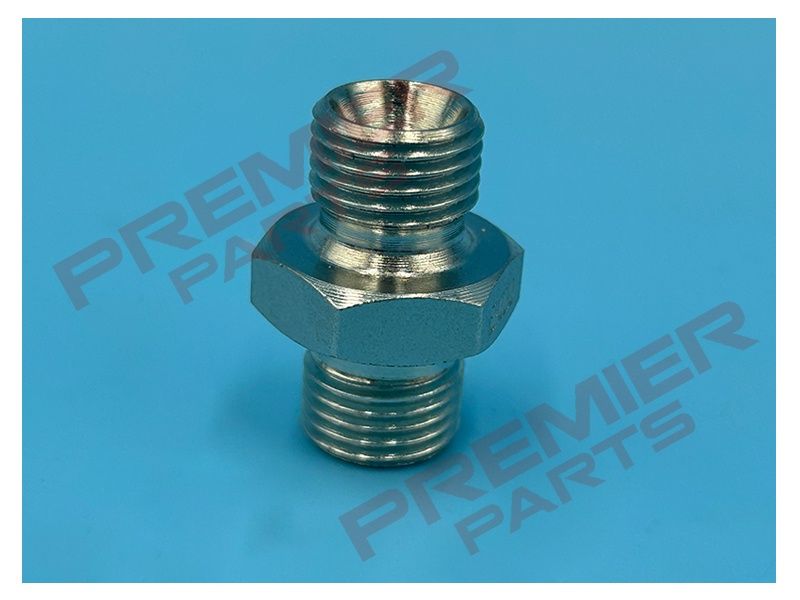HYDRAULIC ADAPTOR 1/4 TO 1/4 BSPP MALE CONE FITTING