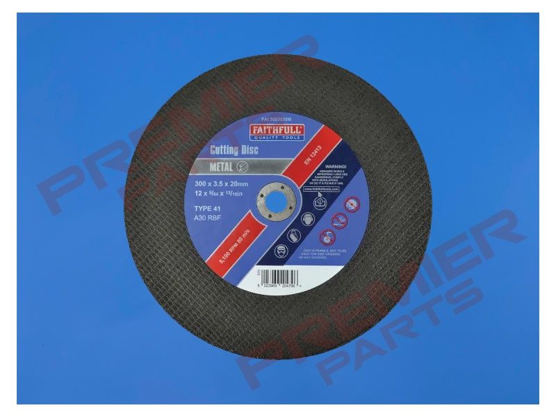 Metal Cut Off Disc 300 x 3.5 x 20mm