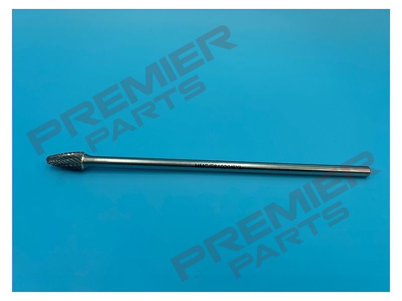 19mm Carbide Burr 9.5mm Dia Diamond Cut Round Tree Extra Long