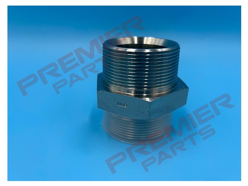 HYDRAULIC ADAPTOR 2 CONE TO 2 BSPTM FITTING