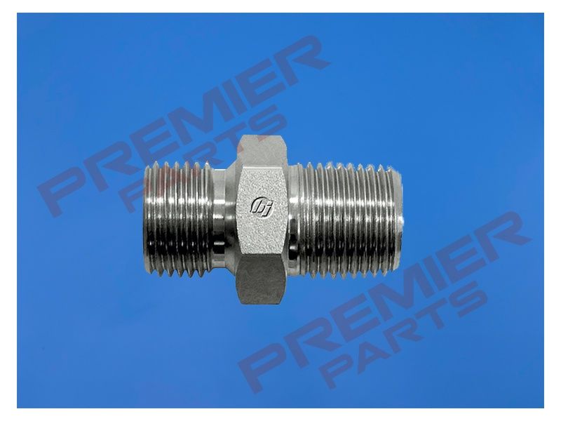HYDRAULIC ADAPTOR 3/8 CONE TO 1/4 BSPTM FITTING