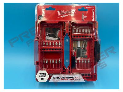 Milwaukee 4932472061 25 Piece Shockwave Impact Duty Screwdriver Bit Set