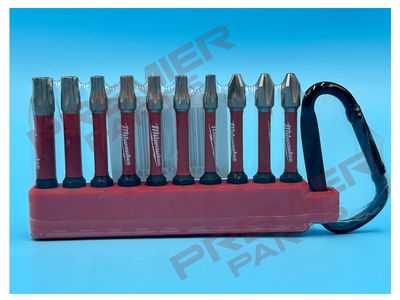 Milwaukee 4932480941 Shockwave Screwdriver Bit Carabiner Set