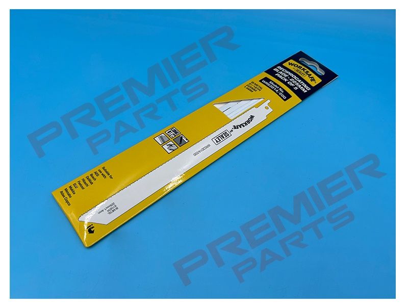 Reciprocating Saw Blade Metal 225mm 18tpi - Pack of 5