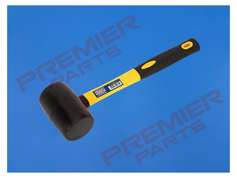 Rubber Mallet 1lb with Fibreglass Shaft