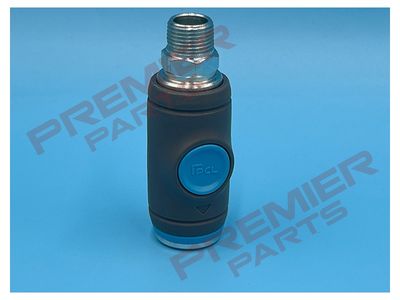 S19 PUSH BUTTON SAFETY COUPLING 1/2 MALE THREAD.
