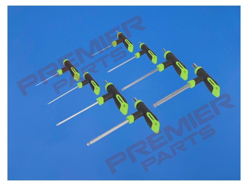 T-Handle Ball-End Hex Key Set 8pc