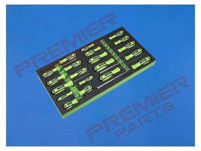 Siegen Screwdriver Set with Tool Tray 20pc