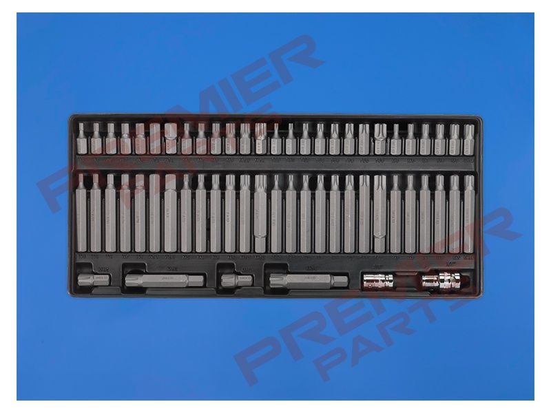 Tool Tray with Security TRX-Star*/Hex/Ribe/Spline Bit Set 60pc