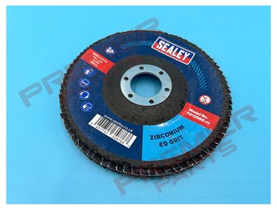 Flap Disc Zirconium Ø125mm Ø22mm Bore 60Grit