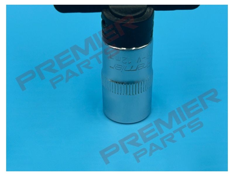 WallDrive Socket 12mm 3/8&quot;Sq Drive Fully Polished