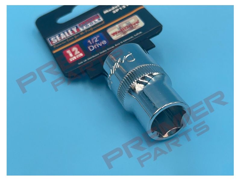 WallDrive® Socket 12mm 1/2&quot;Sq Drive Fully Polished