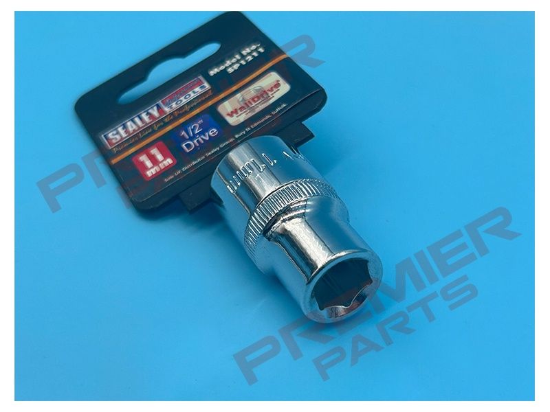 WallDrive® Socket 11mm 1/2&quot;Sq Drive Fully Polished