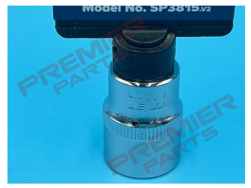 WallDrive® Socket 15mm 3/8&quot;Sq Drive Fully Polished