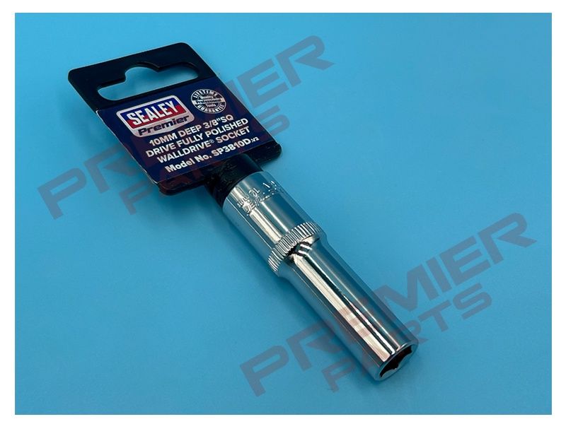 WallDrive Socket 10mm Deep 3/8&quot;Sq Drive Fully Polished