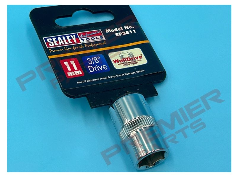 WallDrive® Socket 11mm 3/8&quot;Sq Drive Fully Polished