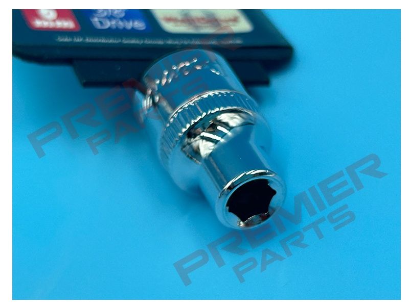 WallDrive® Socket 6mm 3/8&quot;Sq Drive Fully Polished