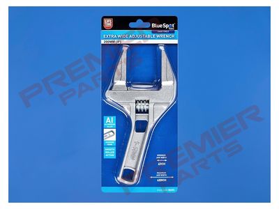 Blue Spot Tools 200mm (8") Extra Wide Adjustable Wrench