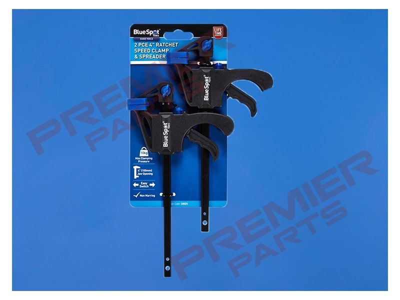2 PCE 4&quot; Ratchet Speed Clamp &amp; Spreader