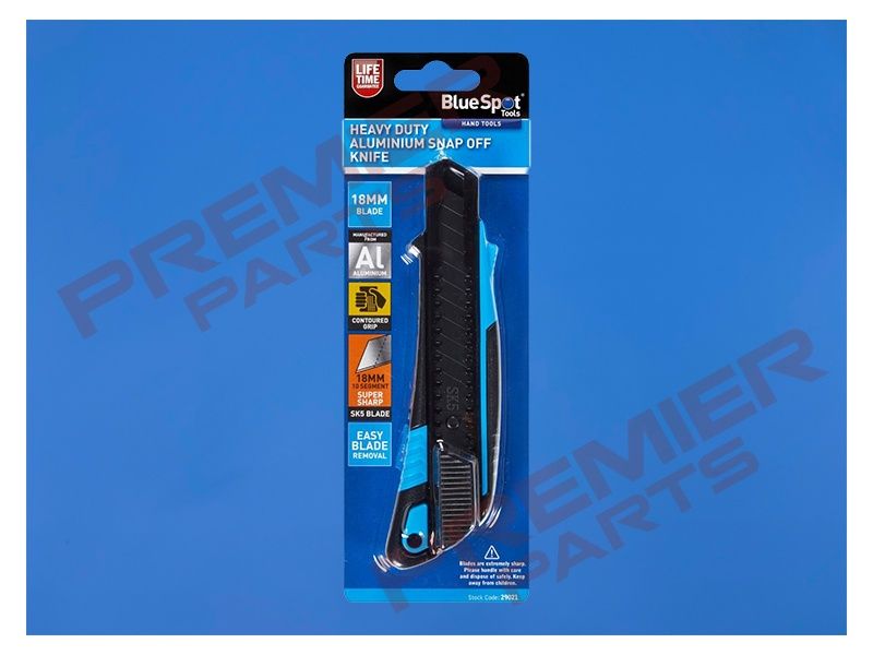 Heavy Duty Aluminium Snap Off Knife 18mm Blade