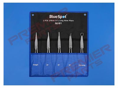 Blue Spot Tools 5 PCE 275mm (11") Long Nose Pliers In Wallet