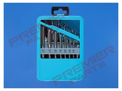 15 PCE Drill and Tap Set (M3-M12) (2.5-10.2mm)