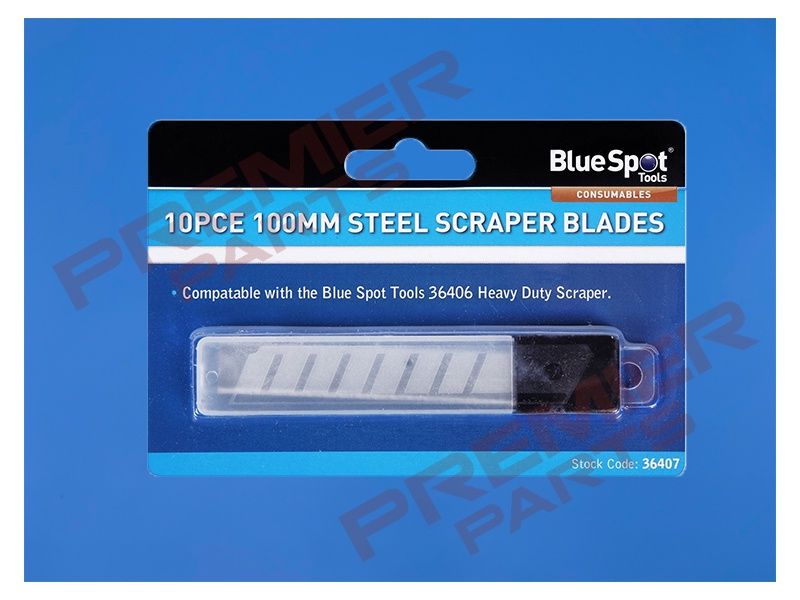 10 PCE 100mm Heavy Duty Scraper Blades