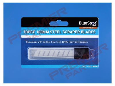 10 PCE 100mm Heavy Duty Scraper Blades