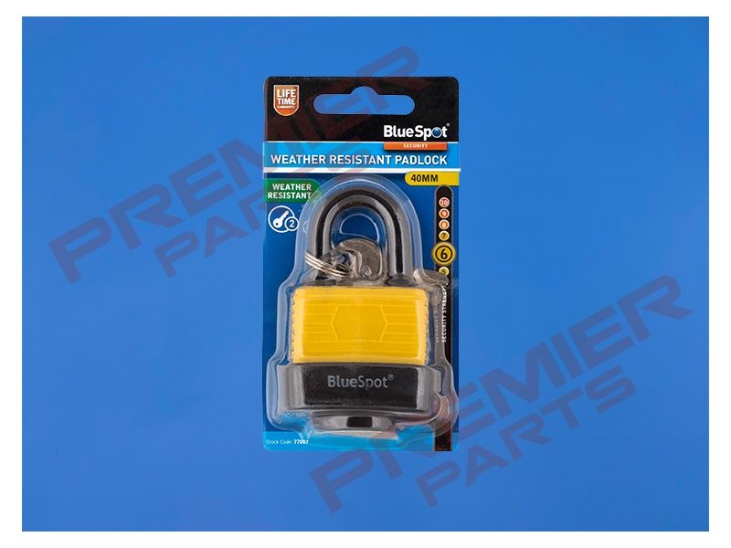 Blue Spot Tools 40mm Weather Resistant Padlock