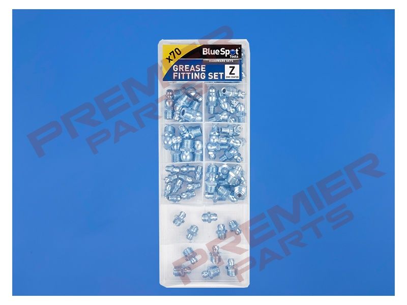 Blue Spot Tools 70 PCE Grease Fitting Set