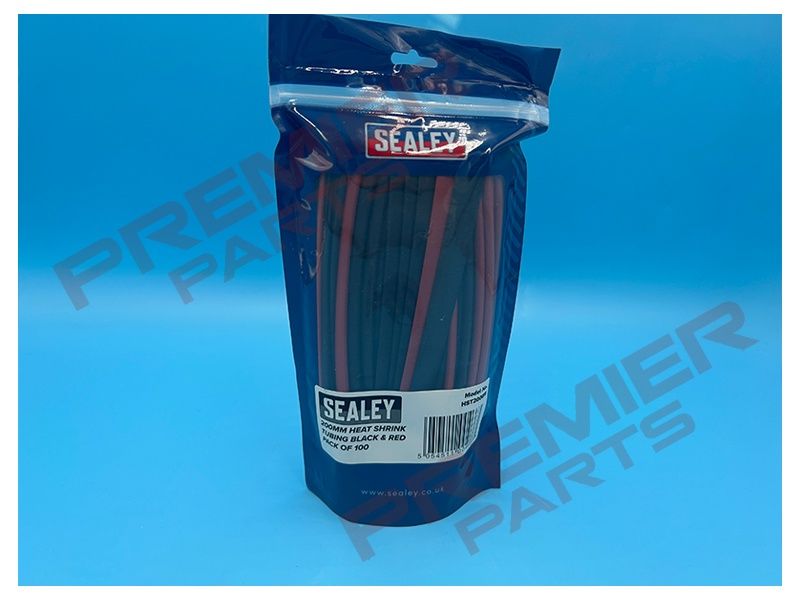 Heat Shrink Tubing 200mm 100pc - Black &amp; Red